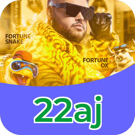 Interface do aplicativo 22aj mostrando jogos disponíveis no iOS e Android